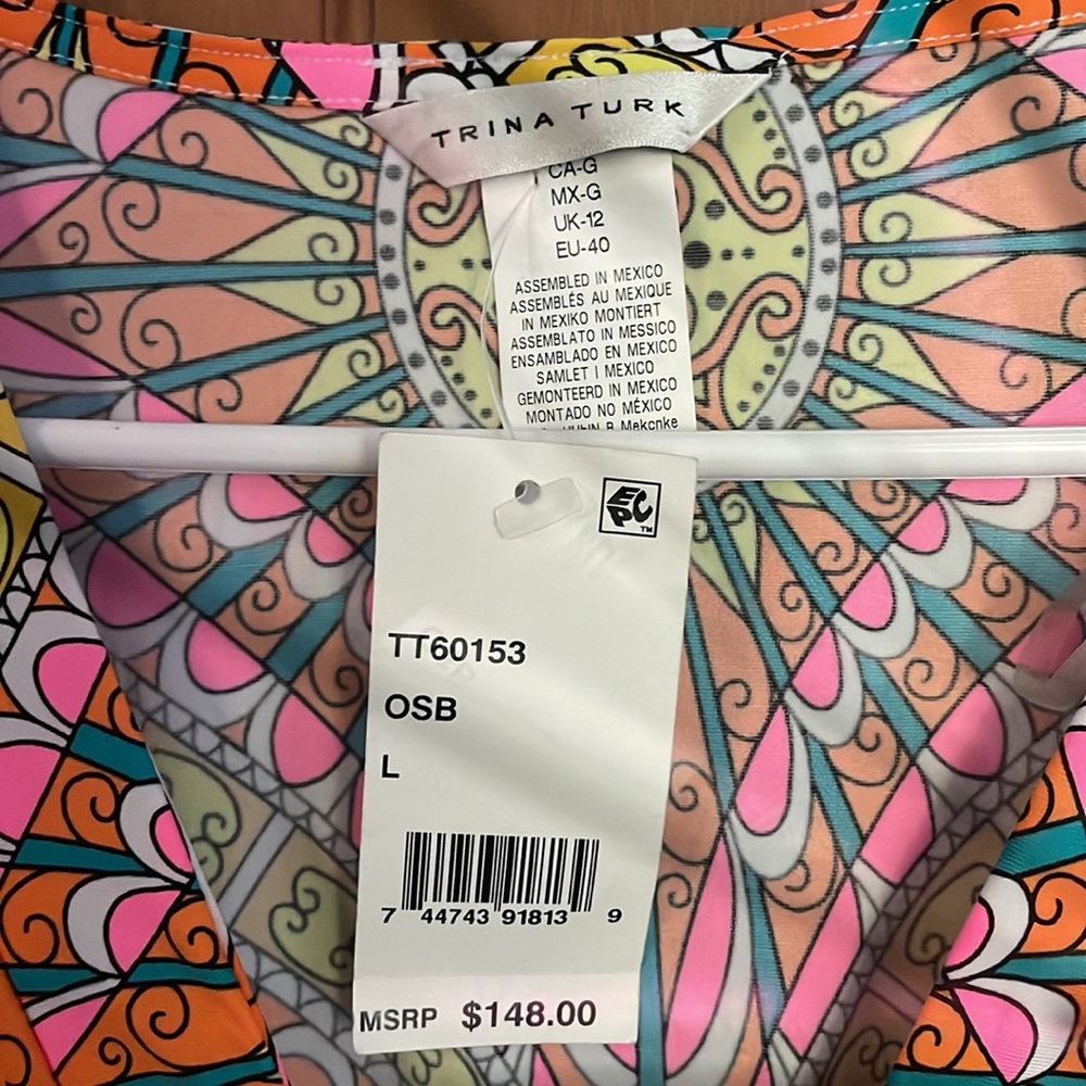 Brand New Trina Turk beach cover up